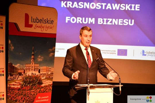 Krasnostawskie Forum Biznesu 2025. Liderzy wymienili się doświadczeniami [GALERIA ZDJĘĆ]