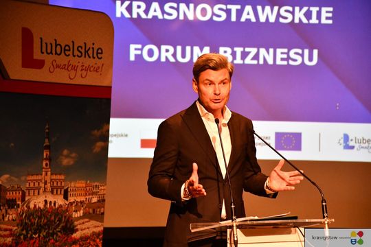 Krasnostawskie Forum Biznesu 2025. Liderzy wymienili się doświadczeniami [GALERIA ZDJĘĆ]