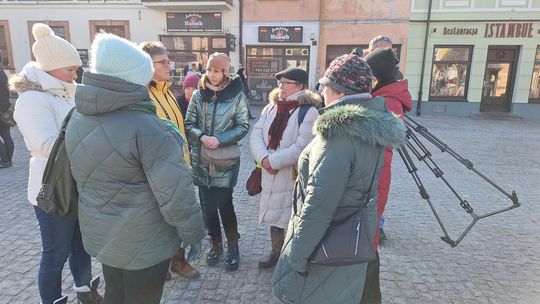 Chełm. Protest przeciw zmianom w chełmskiej oświacie [GALERIA ZDJĘĆ]