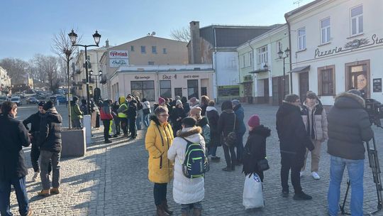 Chełm. Protest przeciw zmianom w chełmskiej oświacie [GALERIA ZDJĘĆ]