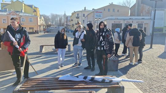 Chełm. Protest przeciw zmianom w chełmskiej oświacie [GALERIA ZDJĘĆ]