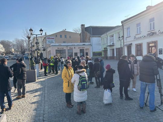 Chełm. Protest przeciw zmianom w chełmskiej oświacie [GALERIA ZDJĘĆ]