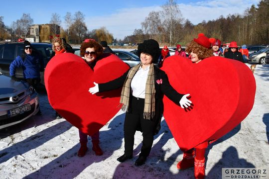 Wielkie walentynkowe morsowanie w Tuligłowach [GALERIA ZDJĘĆ]