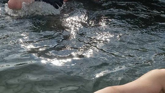 Okuninka. Włodawskim morsom też zawsze gorąco [GALERIA ZDJĘĆ]