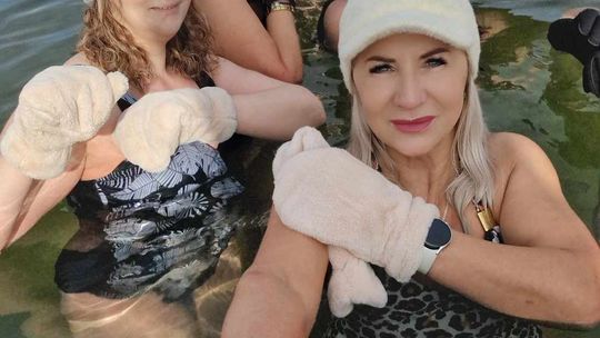 Okuninka. Włodawskim morsom też zawsze gorąco [GALERIA ZDJĘĆ]