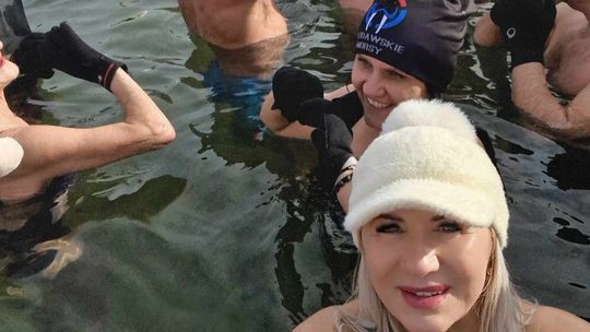 Okuninka. Włodawskim morsom też zawsze gorąco [GALERIA ZDJĘĆ]