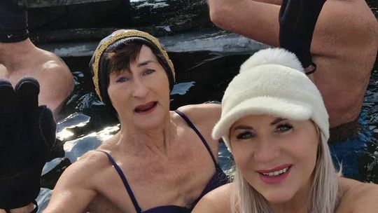 Okuninka. Włodawskim morsom też zawsze gorąco [GALERIA ZDJĘĆ]