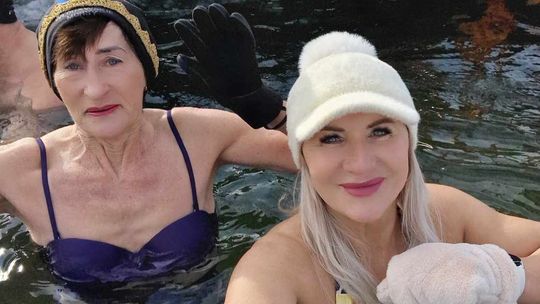 Okuninka. Włodawskim morsom też zawsze gorąco [GALERIA ZDJĘĆ]