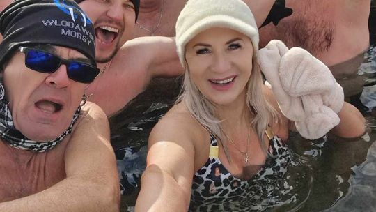 Okuninka. Włodawskim morsom też zawsze gorąco [GALERIA ZDJĘĆ]