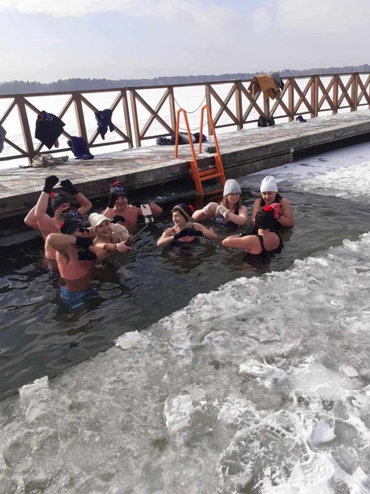 Okuninka. Włodawskim morsom też zawsze gorąco [GALERIA ZDJĘĆ]