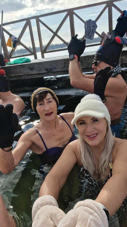 Okuninka. Włodawskim morsom też zawsze gorąco [GALERIA ZDJĘĆ]