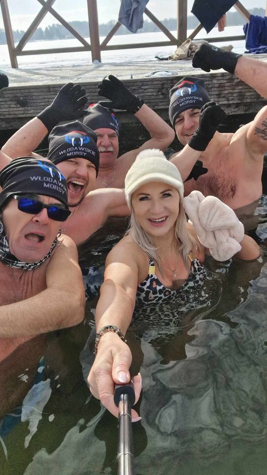 Okuninka. Włodawskim morsom też zawsze gorąco [GALERIA ZDJĘĆ]