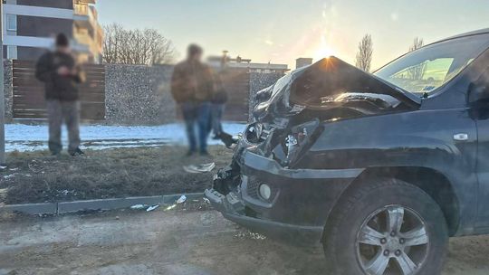 Chełm. Zderzenie czterech aut na ul. Hrubieszowskiej [ZDJĘCIA]