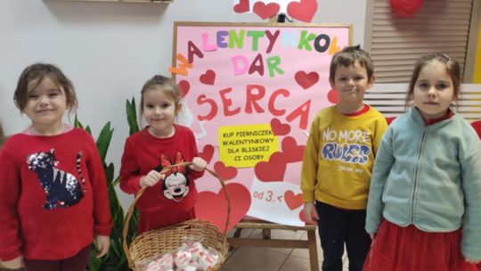 Chełm. Walentynkowy dar serca dla Szymonka od przedszkolaków [GALERIA ZDJĘĆ]