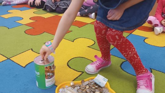 Chełm. Walentynkowy dar serca dla Szymonka od przedszkolaków [GALERIA ZDJĘĆ]