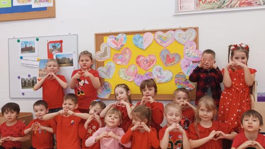 Chełm. Walentynkowy dar serca dla Szymonka od przedszkolaków [GALERIA ZDJĘĆ]