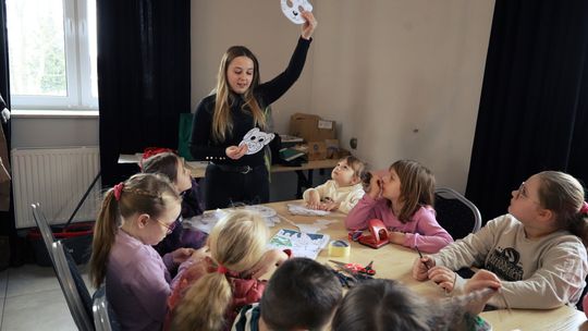 Gm. Leśniowice. Wesołe ferie w SOK. Była nawet dogoterapia [GALERIA ZDJĘĆ]