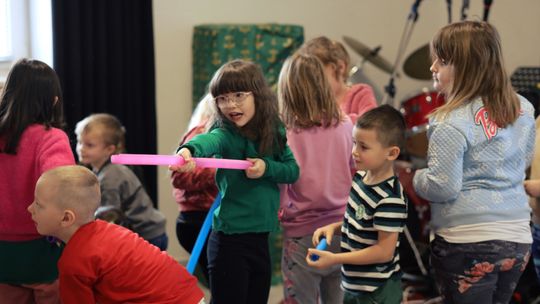 Gm. Leśniowice. Wesołe ferie w SOK. Była nawet dogoterapia [GALERIA ZDJĘĆ]