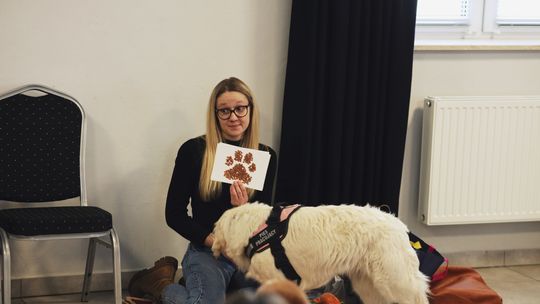 Gm. Leśniowice. Wesołe ferie w SOK. Była nawet dogoterapia [GALERIA ZDJĘĆ]