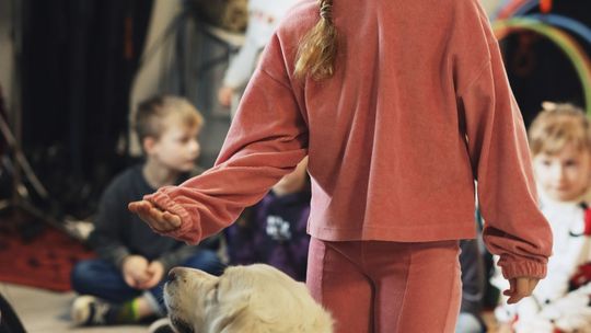 Gm. Leśniowice. Wesołe ferie w SOK. Była nawet dogoterapia [GALERIA ZDJĘĆ]