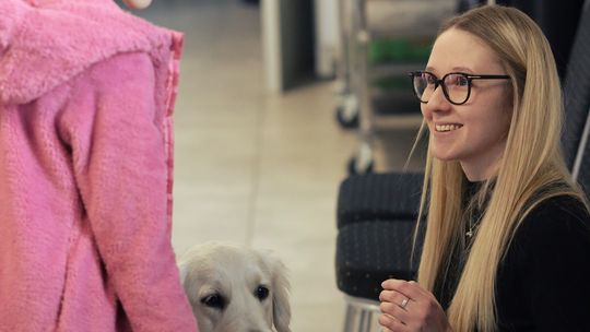 Gm. Leśniowice. Wesołe ferie w SOK. Była nawet dogoterapia [GALERIA ZDJĘĆ]