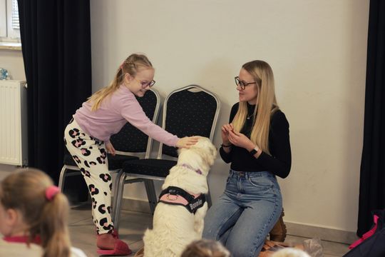 Gm. Leśniowice. Wesołe ferie w SOK. Była nawet dogoterapia [GALERIA ZDJĘĆ]