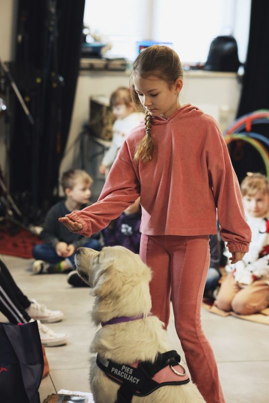 Gm. Leśniowice. Wesołe ferie w SOK. Była nawet dogoterapia [GALERIA ZDJĘĆ]