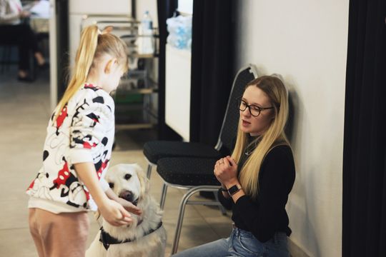 Gm. Leśniowice. Wesołe ferie w SOK. Była nawet dogoterapia [GALERIA ZDJĘĆ]