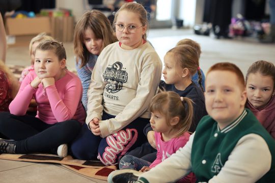 Gm. Leśniowice. Wesołe ferie w SOK. Była nawet dogoterapia [GALERIA ZDJĘĆ]