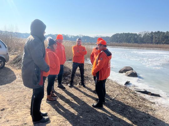 Krasnostawskie Karpie wykąpały się w przerębli [GALERIA ZDJĘĆ]