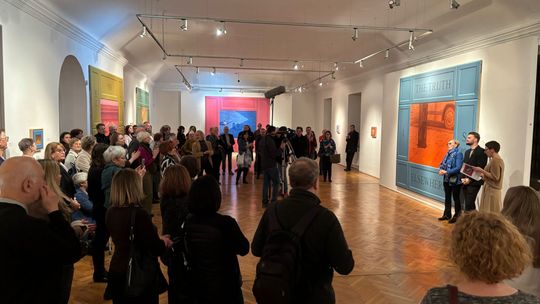 Chełm. Wernisaż profesora Arkadiusza Karapudy w Muzeum Ziemi Chełmskiej [GALERIA ZDJĘĆ]