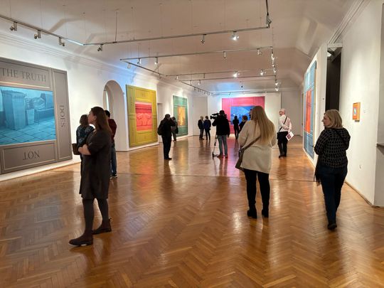 Chełm. Wernisaż profesora Arkadiusza Karapudy w Muzeum Ziemi Chełmskiej [GALERIA ZDJĘĆ]