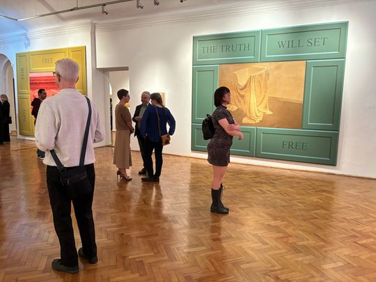 Chełm. Wernisaż profesora Arkadiusza Karapudy w Muzeum Ziemi Chełmskiej [GALERIA ZDJĘĆ]