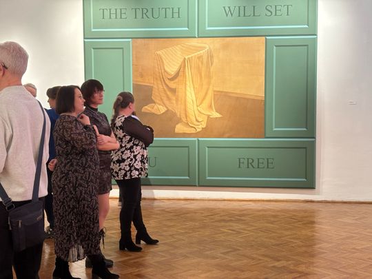 Chełm. Wernisaż profesora Arkadiusza Karapudy w Muzeum Ziemi Chełmskiej [GALERIA ZDJĘĆ]