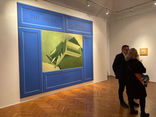 Chełm. Wernisaż profesora Arkadiusza Karapudy w Muzeum Ziemi Chełmskiej [GALERIA ZDJĘĆ]