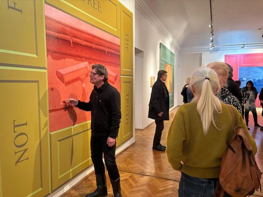 Chełm. Wernisaż profesora Arkadiusza Karapudy w Muzeum Ziemi Chełmskiej [GALERIA ZDJĘĆ]