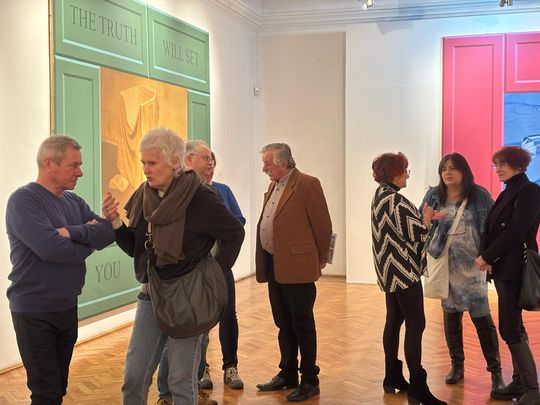 Chełm. Wernisaż profesora Arkadiusza Karapudy w Muzeum Ziemi Chełmskiej [GALERIA ZDJĘĆ]