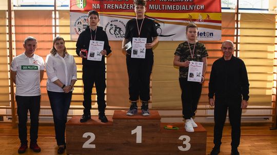 Gm. Chełm. Regionalne Zawody Rowerowe na Trenażerach Multimedialnych [GALERIA ZDJĘĆ]