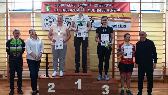 Gm. Chełm. Regionalne Zawody Rowerowe na Trenażerach Multimedialnych [GALERIA ZDJĘĆ]