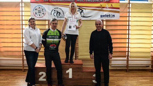 Gm. Chełm. Regionalne Zawody Rowerowe na Trenażerach Multimedialnych [GALERIA ZDJĘĆ]