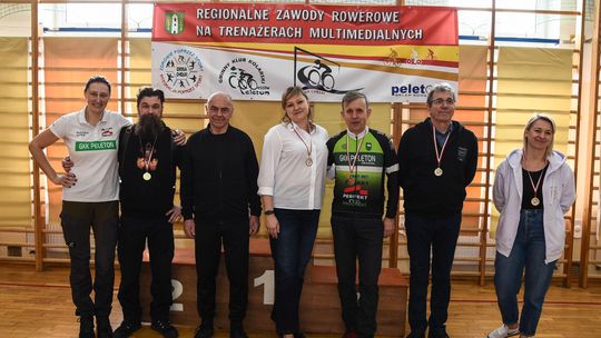 Gm. Chełm. Regionalne Zawody Rowerowe na Trenażerach Multimedialnych [GALERIA ZDJĘĆ]