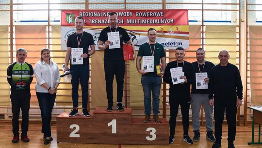 Gm. Chełm. Regionalne Zawody Rowerowe na Trenażerach Multimedialnych [GALERIA ZDJĘĆ]