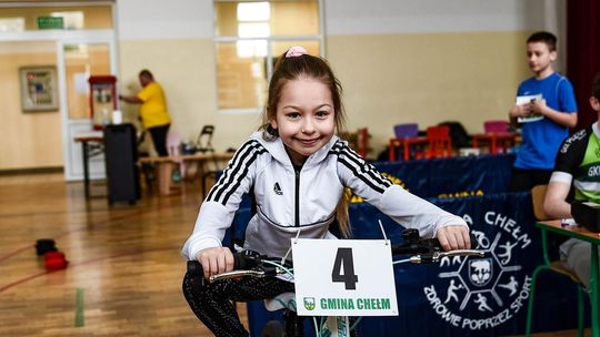 Gm. Chełm. Regionalne Zawody Rowerowe na Trenażerach Multimedialnych [GALERIA ZDJĘĆ]