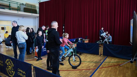 Gm. Chełm. Regionalne Zawody Rowerowe na Trenażerach Multimedialnych [GALERIA ZDJĘĆ]