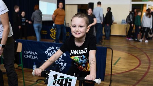 Gm. Chełm. Regionalne Zawody Rowerowe na Trenażerach Multimedialnych [GALERIA ZDJĘĆ]