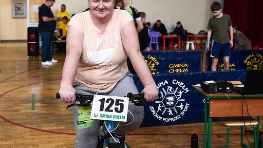 Gm. Chełm. Regionalne Zawody Rowerowe na Trenażerach Multimedialnych [GALERIA ZDJĘĆ]
