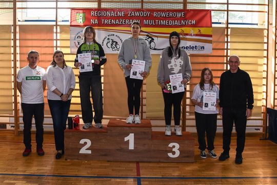 Gm. Chełm. Regionalne Zawody Rowerowe na Trenażerach Multimedialnych [GALERIA ZDJĘĆ]