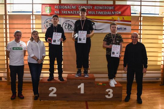 Gm. Chełm. Regionalne Zawody Rowerowe na Trenażerach Multimedialnych [GALERIA ZDJĘĆ]