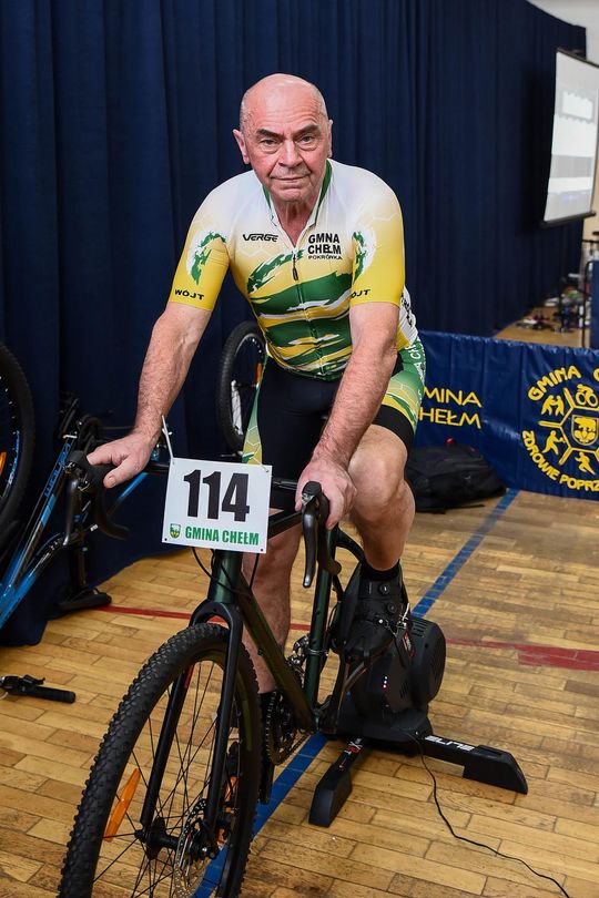 Gm. Chełm. Regionalne Zawody Rowerowe na Trenażerach Multimedialnych [GALERIA ZDJĘĆ]