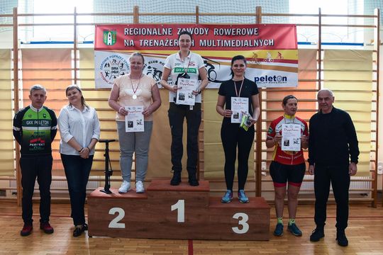 Gm. Chełm. Regionalne Zawody Rowerowe na Trenażerach Multimedialnych [GALERIA ZDJĘĆ]